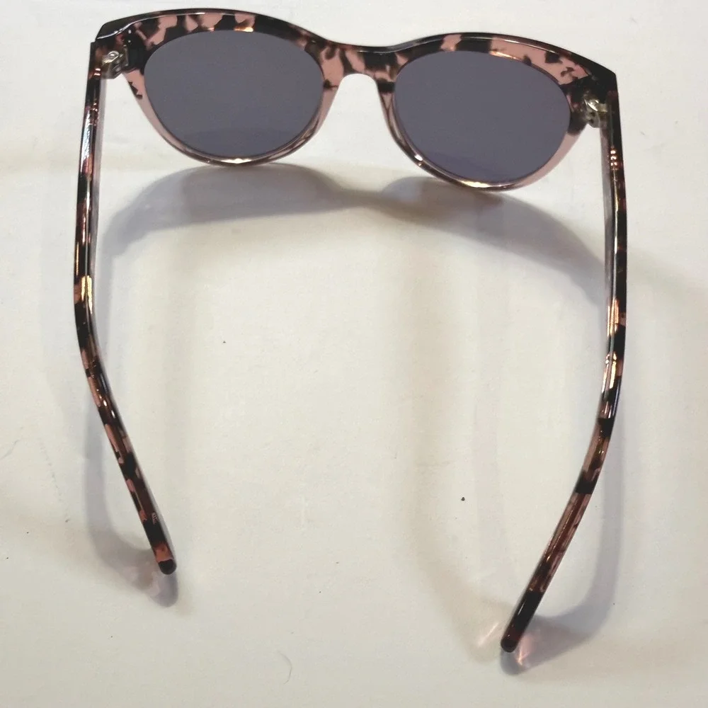 Obsidian Pink Tortoise Cat Eye Sunglasses  Womens Retro Glam
